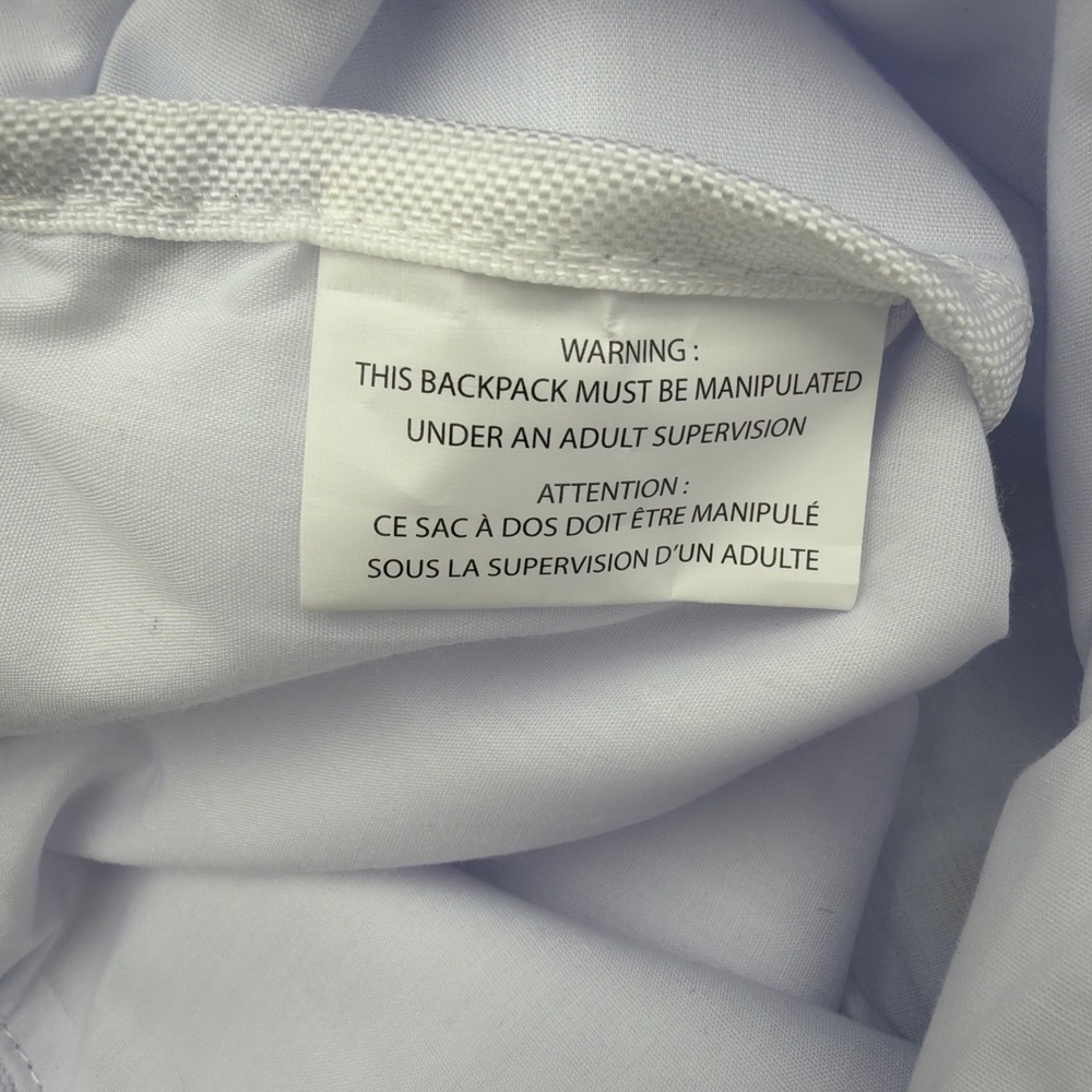 Authentic Dior Beauty VIP GWP White Blue Drawstring Pouch Toile De Jouy Safari - Picture 11 of 11